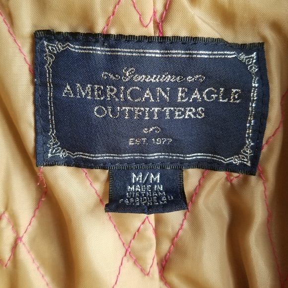 Y2K American Eagle Outfitters Wool Blend Peacoat M - Picture 4 of 7